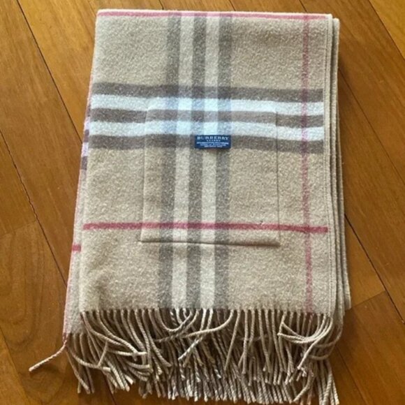 Burberry St. Helen Reversible Double Sided Scarf Wrap with Pockets Long and Wide - Picture 2 of 9